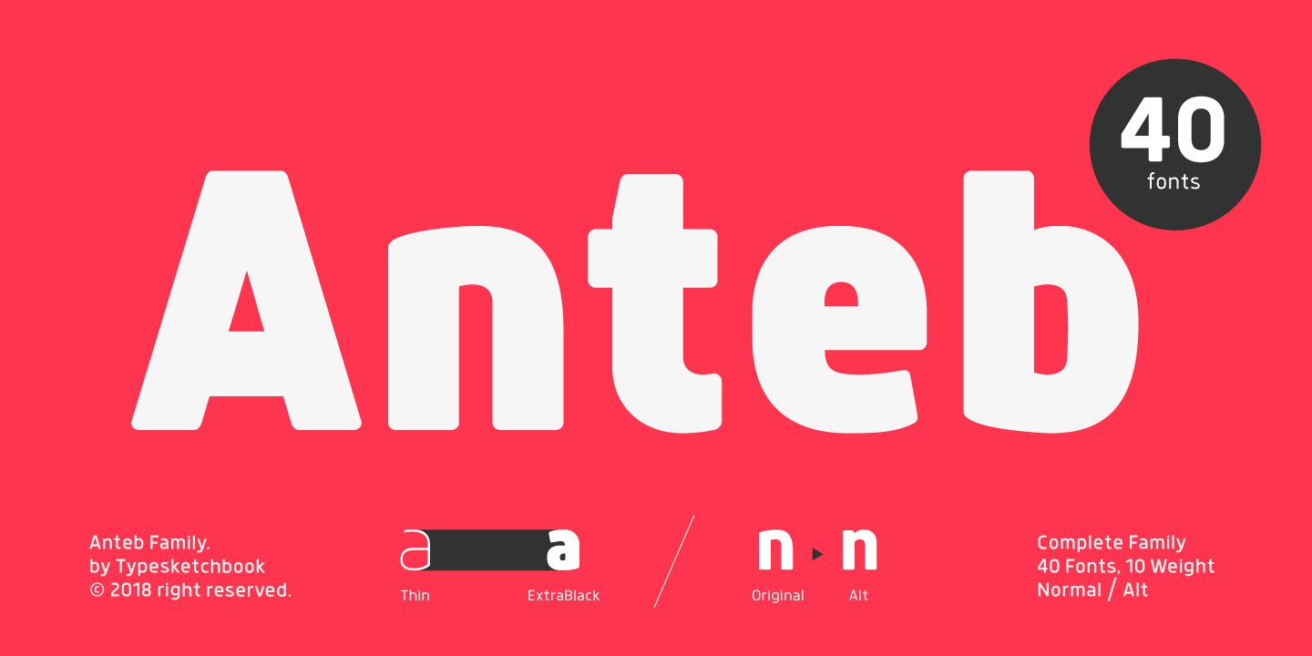 Anteb Font